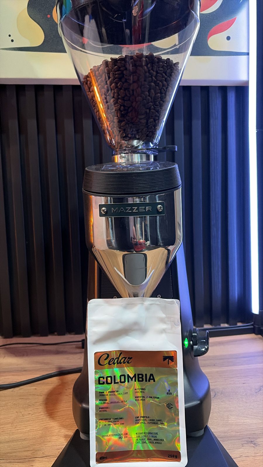 Cedar Colombia Zarza Anaerobic Natural